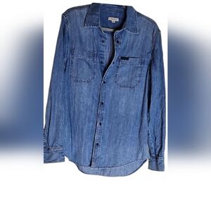 Calvin Klein Jeans Blue Casual Button Down Shirt